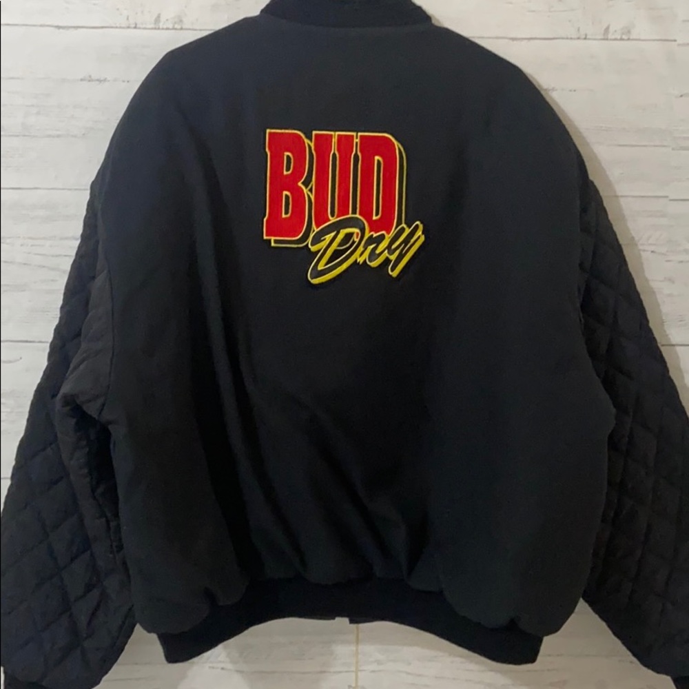 Vintage Bud Dry bomber jacket (SALE)